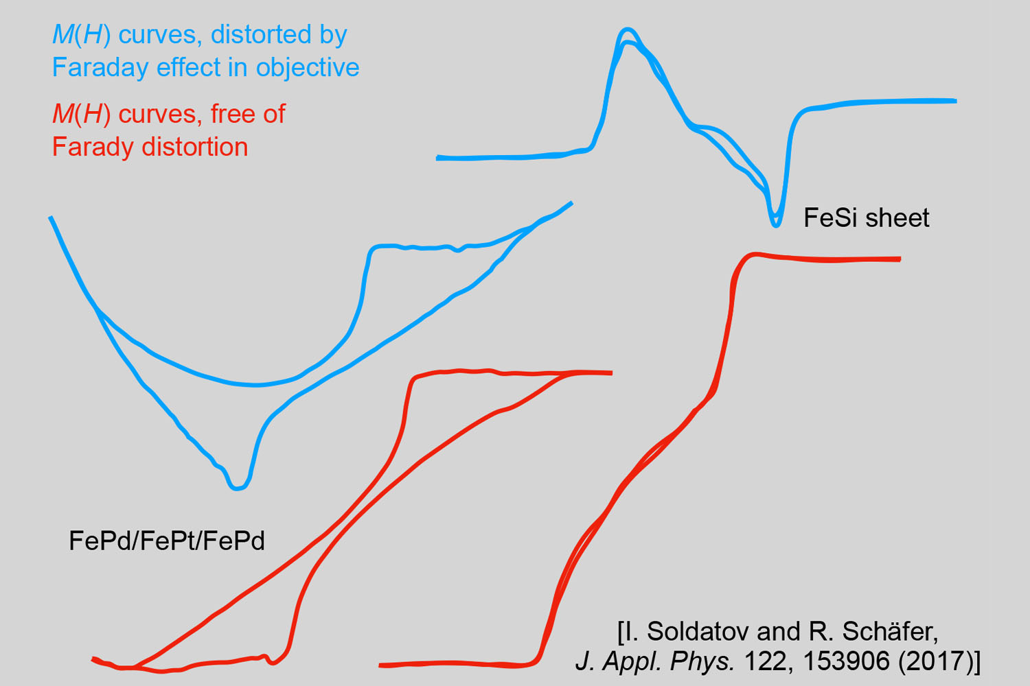 Faraday-free magnetometry and microscopy